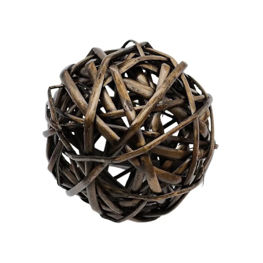 Esfera De Mimbre Para Decoración Pelotas De Mimbre Oscuras - Fliperex