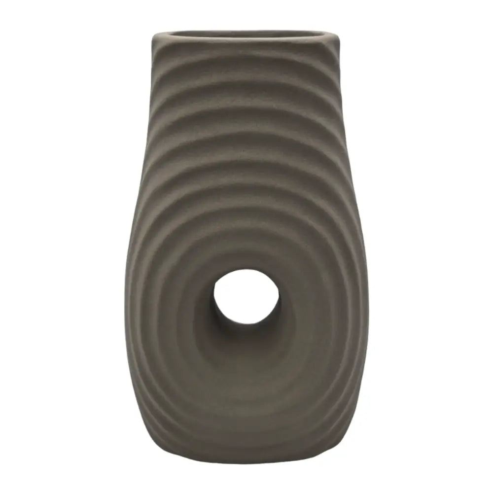 Jarron Florero De Ceramica Fina Decorativo Moderno Cafe - Fliperex