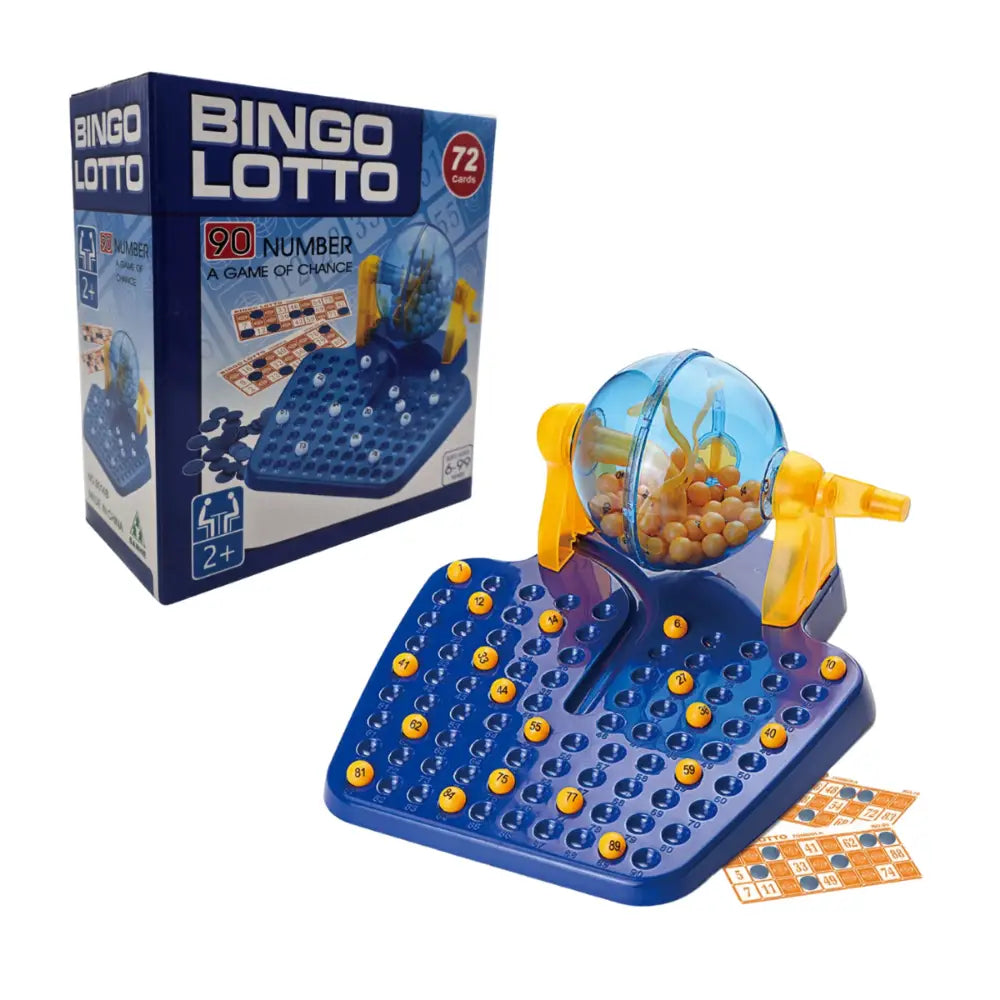 Juego Bingo Lotto Tombola Set Completo Juego De Mesa - Fliperex