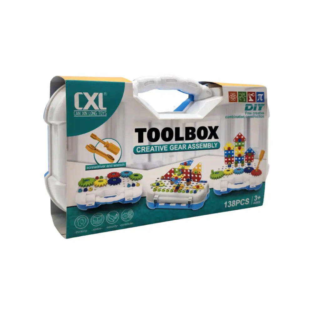 Juego De Mesa Engranajes Circuitos Bloques Educativo 138 Pcs - Fliperex