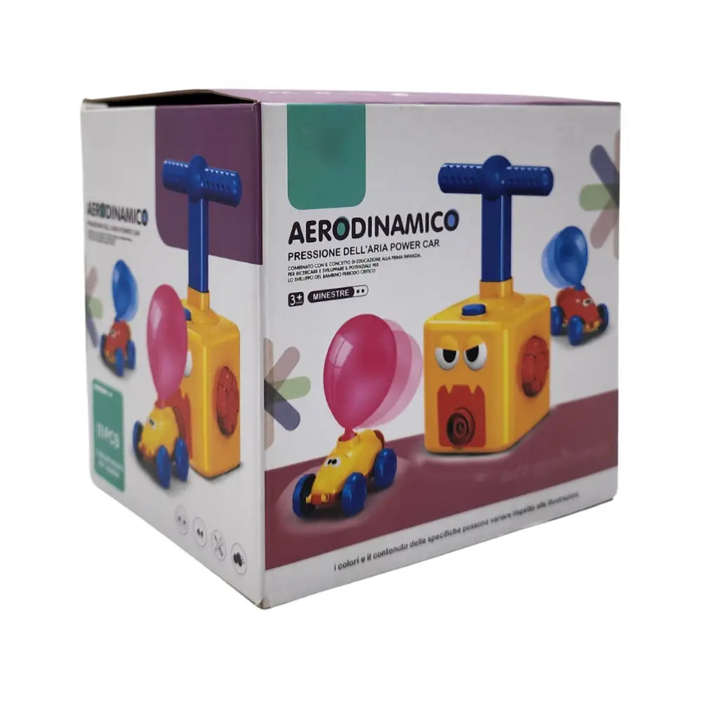 Juego Inflador De Globos Juguete Para Niños Autos Carreras - Fliperex