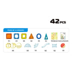 Juego Bloques Magneticos Construccion 42 Piezas Tobogan