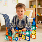 Juego Bloques Magneticos Construccion 42 Piezas Tobogan