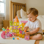 Juego Bloques Magneticos Construccion 69 Piezas Tobogan