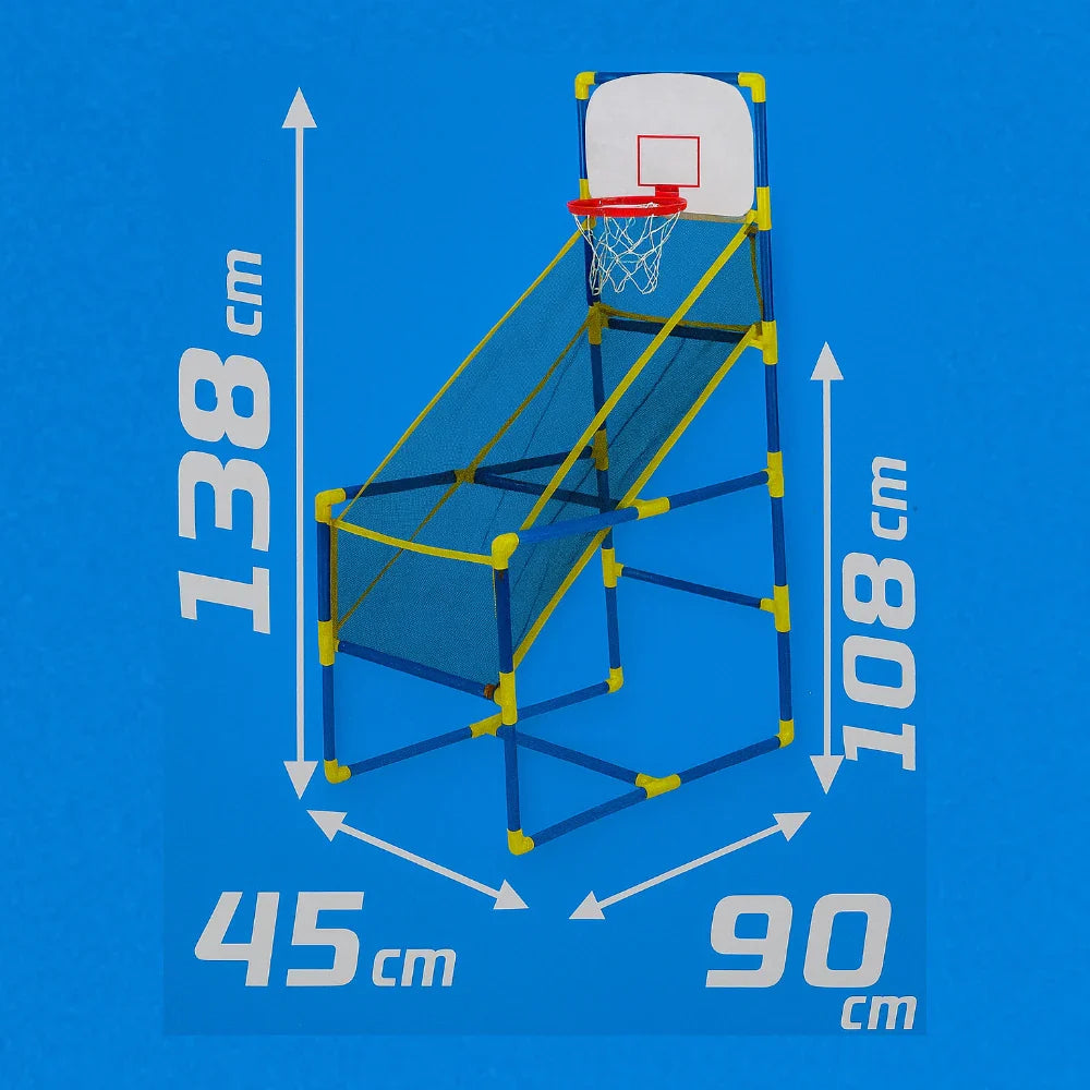 Juego De Baloncesto Infantil Con Canasta Inflador y Pelota