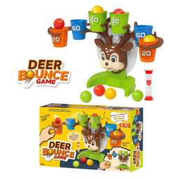 Juego De Encestar Pelotas Deer Bounce Juguete De Punteria