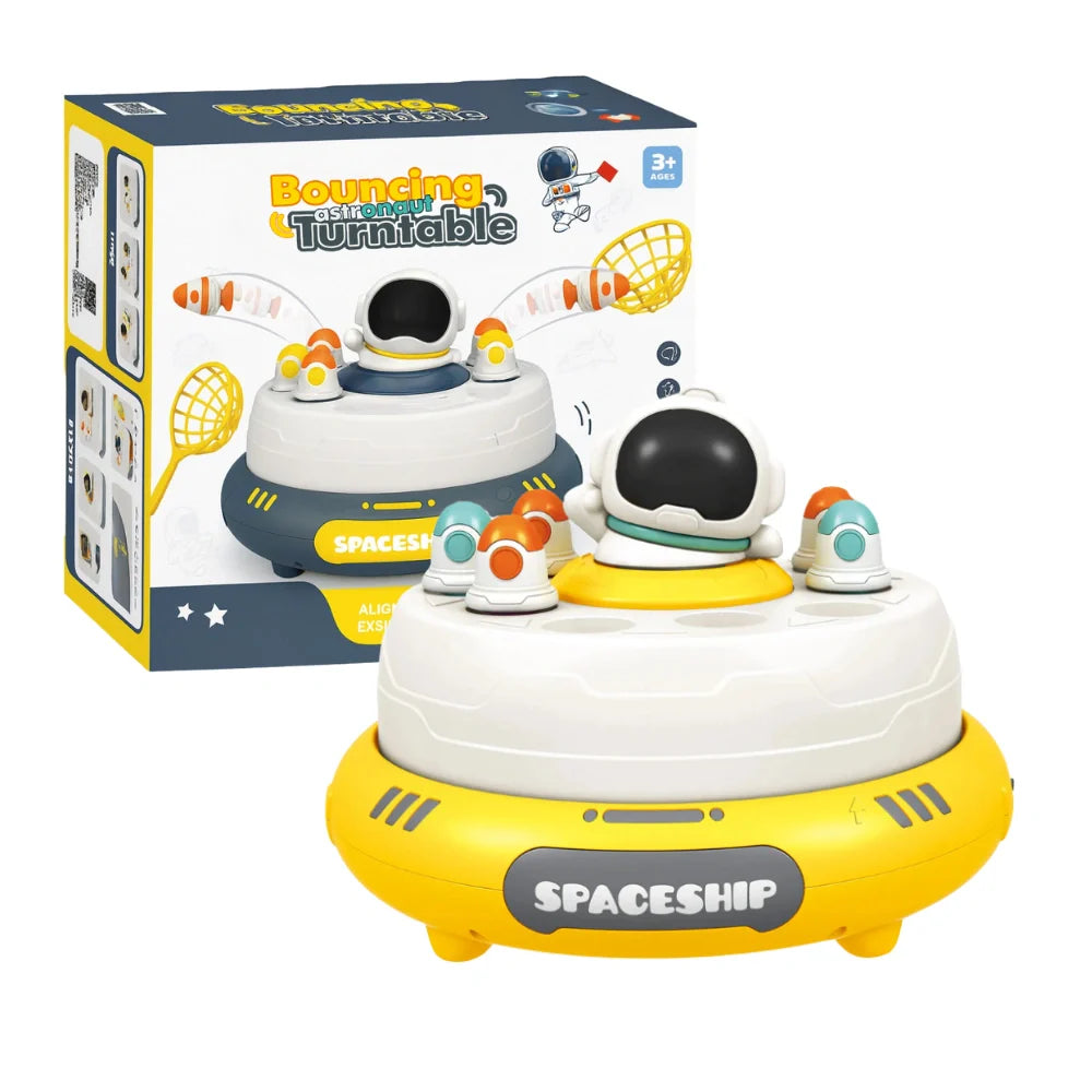 Juego De Mesa Captura Astronauta Saltador Infantil Giratorio