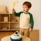 Juego De Mesa Captura Astronauta Saltador Infantil Giratorio