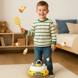 Juego De Mesa Captura Astronauta Saltador Infantil Giratorio