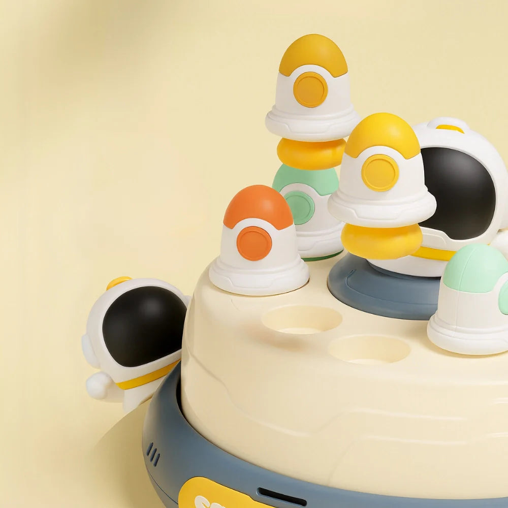 Juego De Mesa Captura Astronauta Saltador Infantil Giratorio