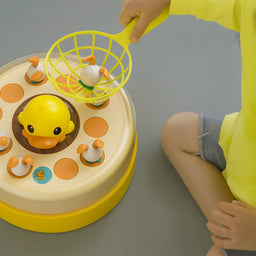 Juego De Mesa Captura Patitos Saltador Infantil Giratorio