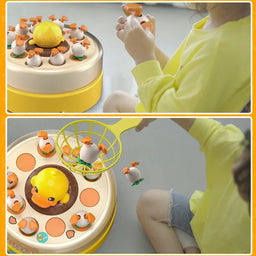 Juego De Mesa Captura Patitos Saltador Infantil Giratorio