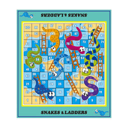 Juego Ludo Serpientes y Escaleras Ajedrez 3 En 1 Alfombra