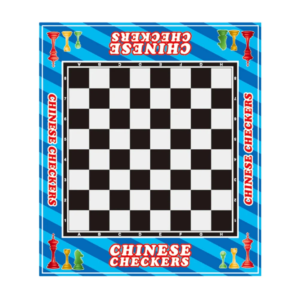 Juego Ludo Serpientes y Escaleras Ajedrez 3 En 1 Alfombra