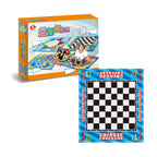 Juego Tablero Ajedrez Alfombra De Entretención Niños