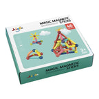 Juego Varillas De Construccion Magnetico Didactico 46 Piezas