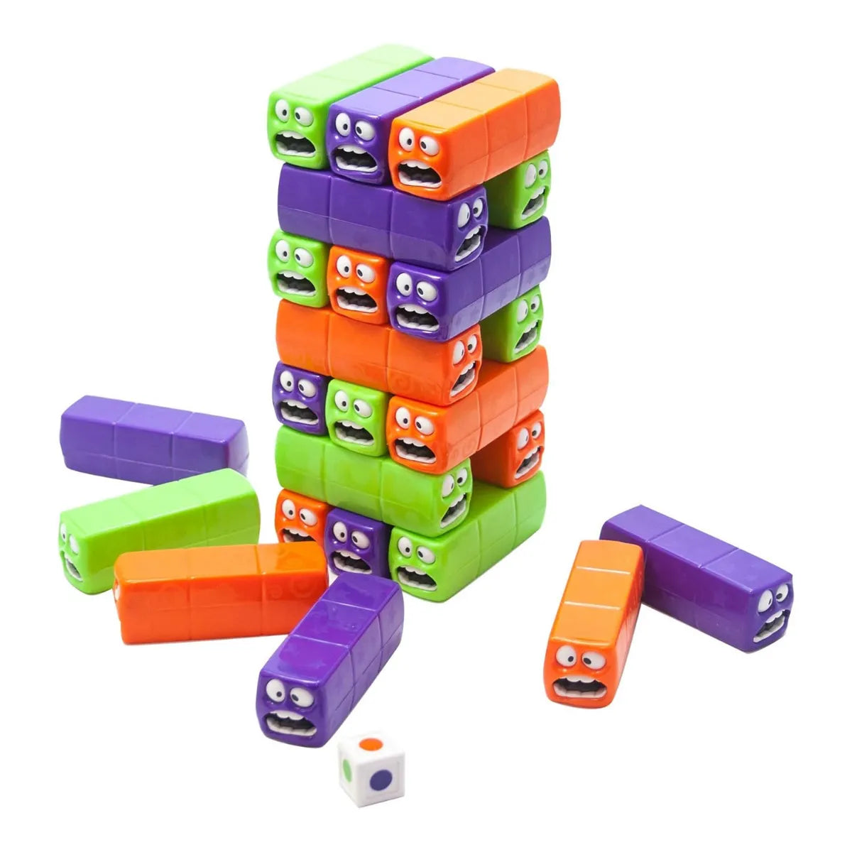 Juego De Mesa Torre De Equilibrio De Colores Caras Niños