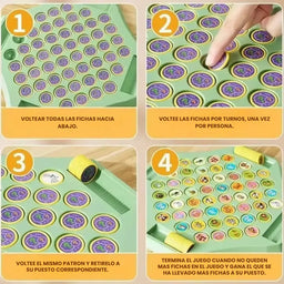 Juego de Memoria Infantil Rompecabezas Educativo Didactico
