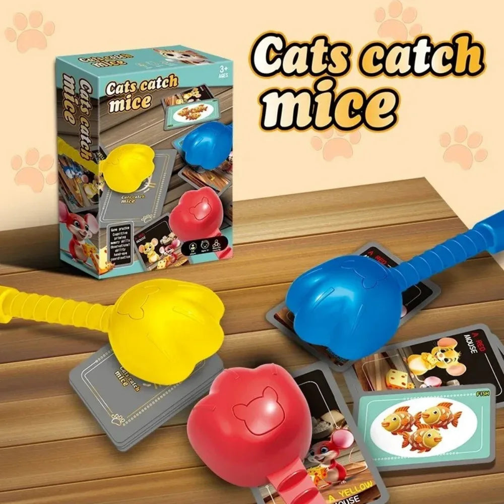 Juego de Mesa Cats Catch Mice Habilidad y Reaccion Rapida