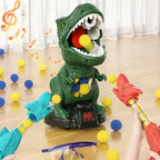 Juego de Punteria Dinosaurio Con Pelotas y Lanzadores