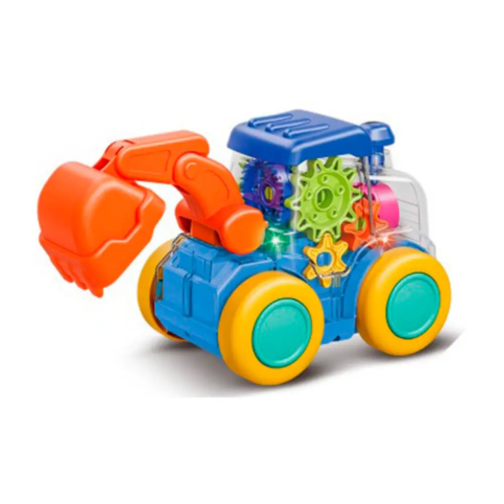 Juguete Maquina De Construcción Transparente Musical - Fliperex