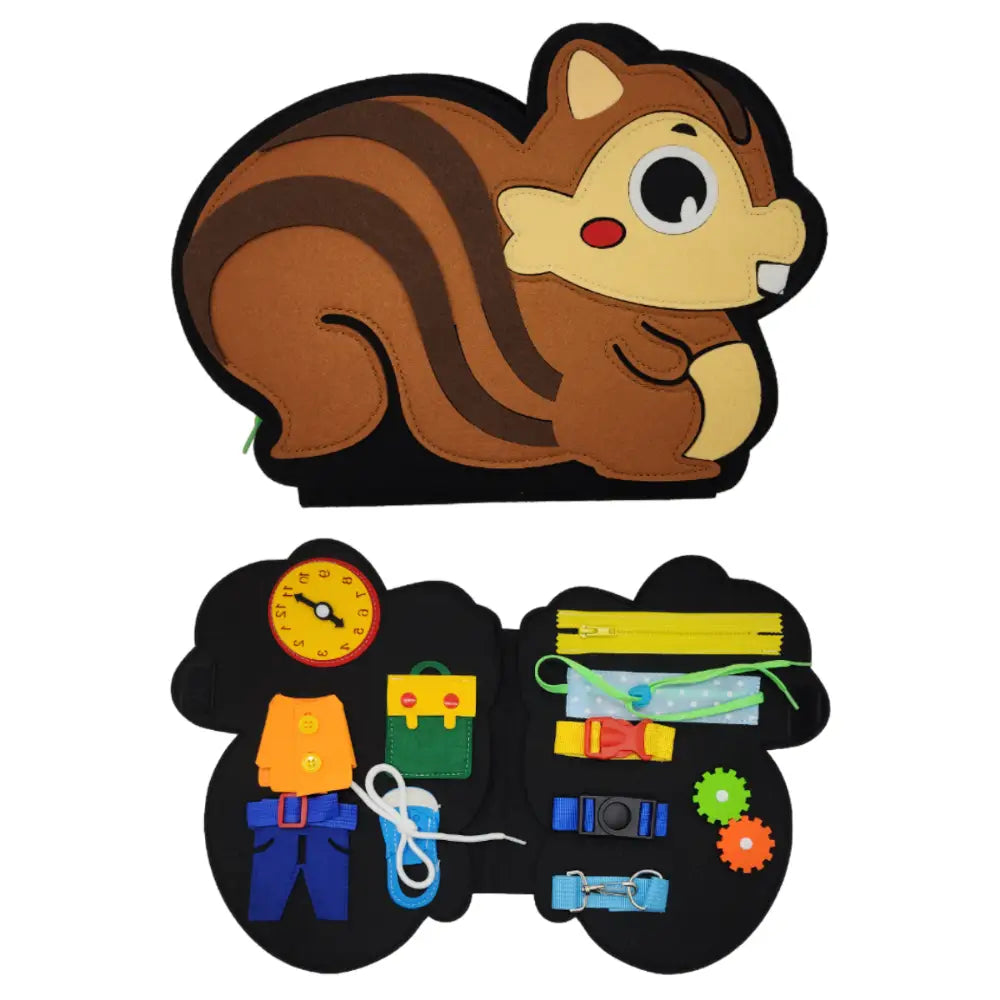 Juguete Sensorial Educativo Montessori De Habilidades Basicas - Fliperex