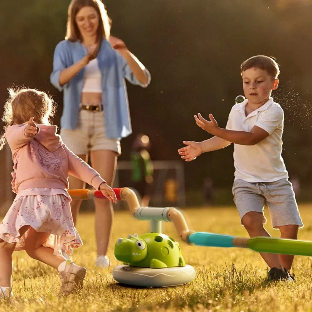 Juguete Deportivo Infantil 3 en 1 Dinosaurio Con Lanzador