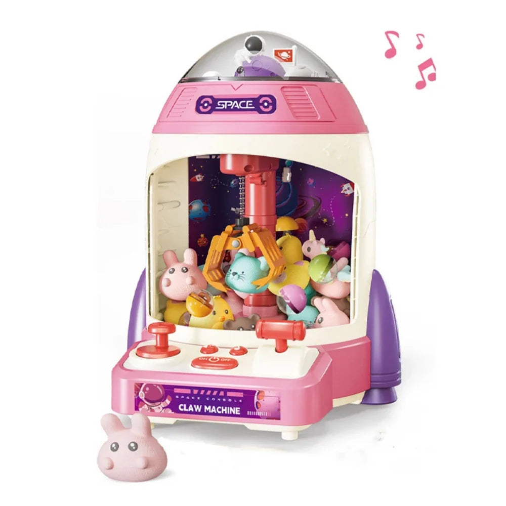 Juguete Maquina De Peluche Garra Premio Claw Machine Rosada