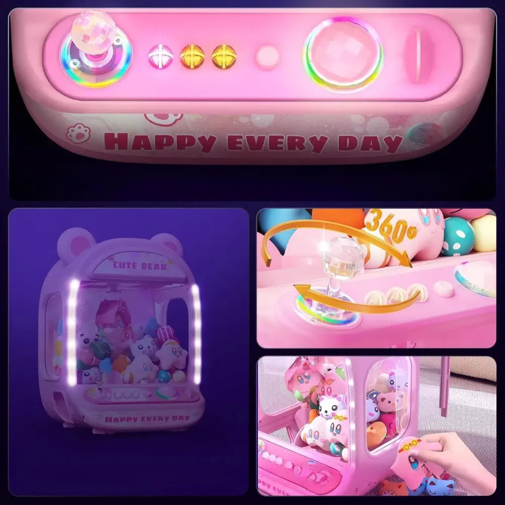 Juguete Maquina De Peluches Atrapa Con Garra Kawaii Infantil