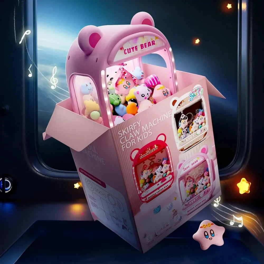 Juguete Maquina De Peluches Atrapa Con Garra Kawaii Infantil