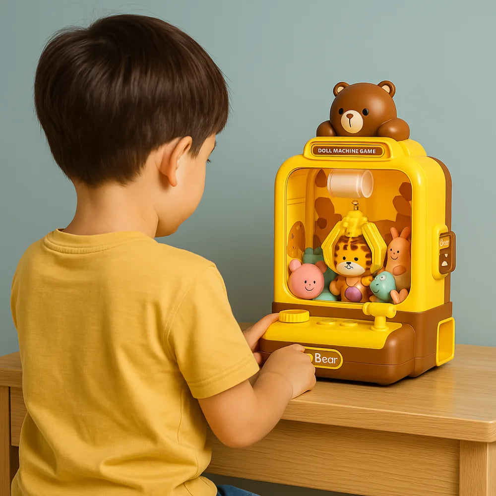 Juguete Mini Maquina Saca Peluche Garra Rabbit Fun Machine