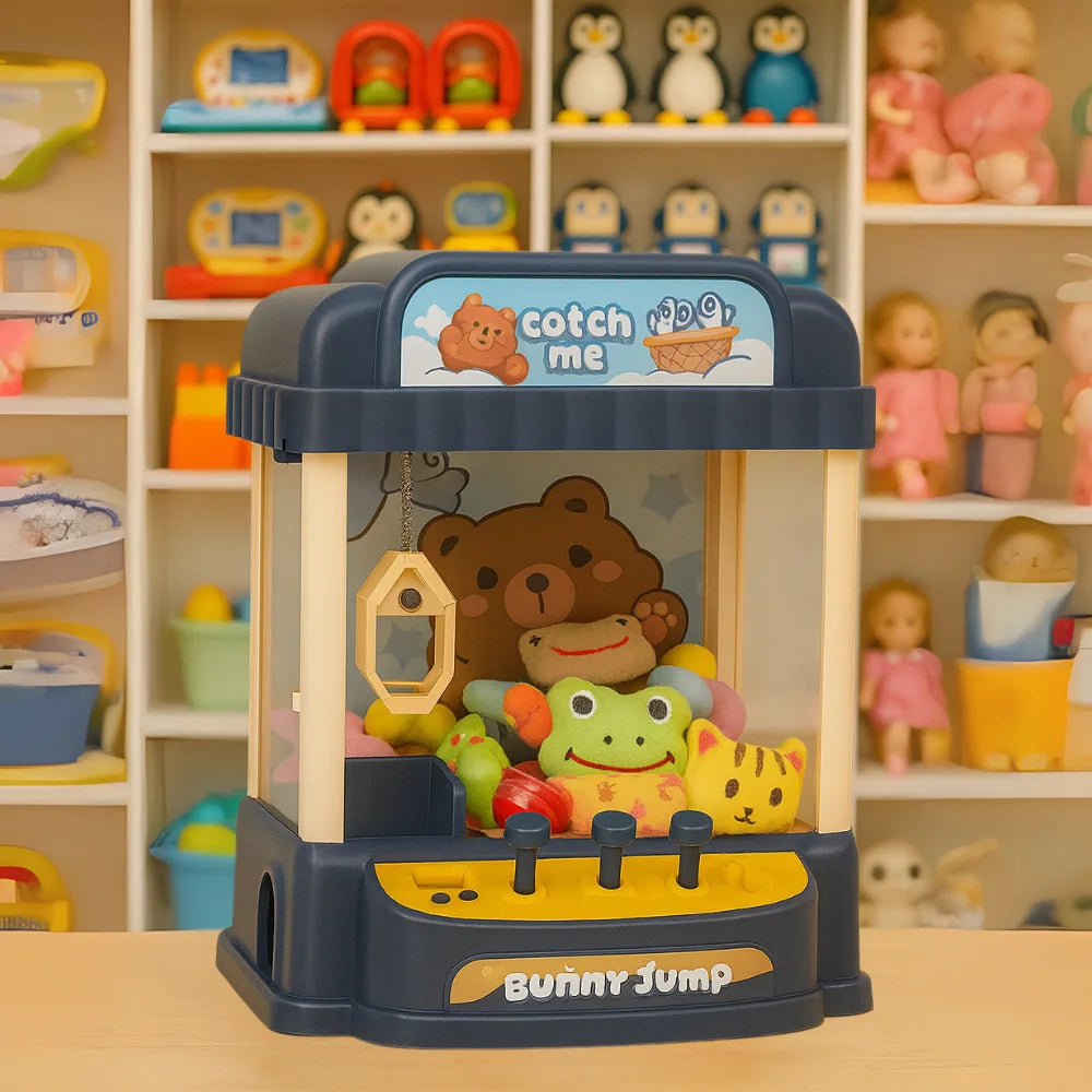 Juguete Mini Maquina Saca Peluche Garra Cute Claw Machine