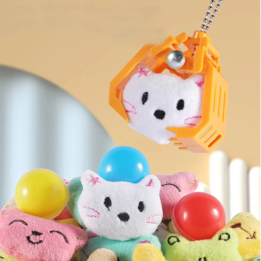 Juguete Mini Maquina Saca Peluche Garra Kawaii Doll Machine