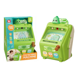 Juguete Pinball Infantil Dinosaurio Verde Kawaii Arcade Mini