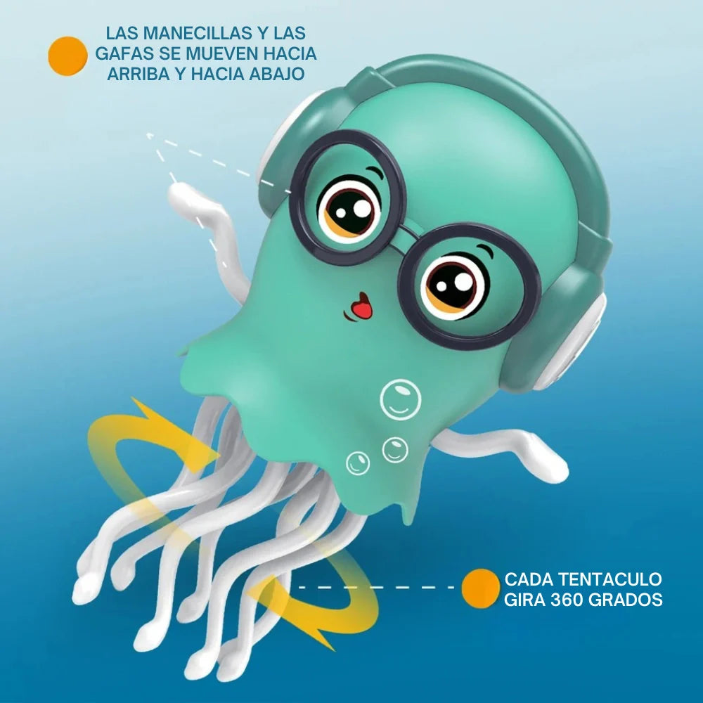 Juguete Pulpo Bailarin Interactivo Musical Con Luces