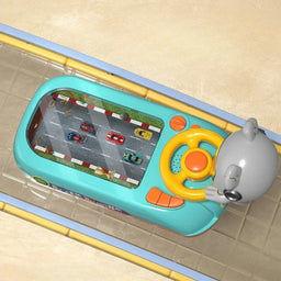 Juguete Simulador de Manejo Para Niños Con Volante Y Pista