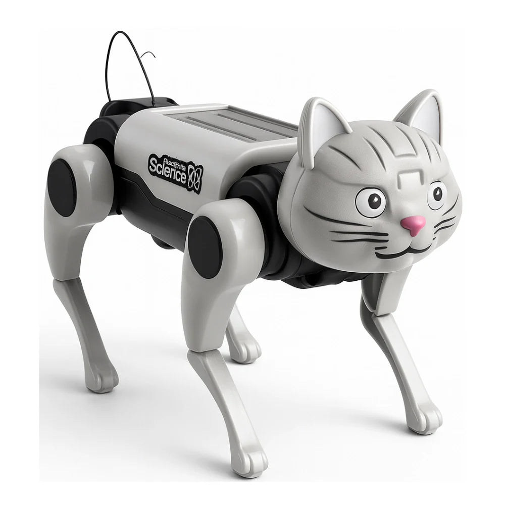 Kit 2 Arma Tu Primer Perro Robot RC a Control Remoto Juguete