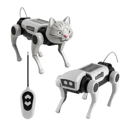 Kit Arma Tu Primer Perro Robot RC a Control Remoto Juguete Infantil