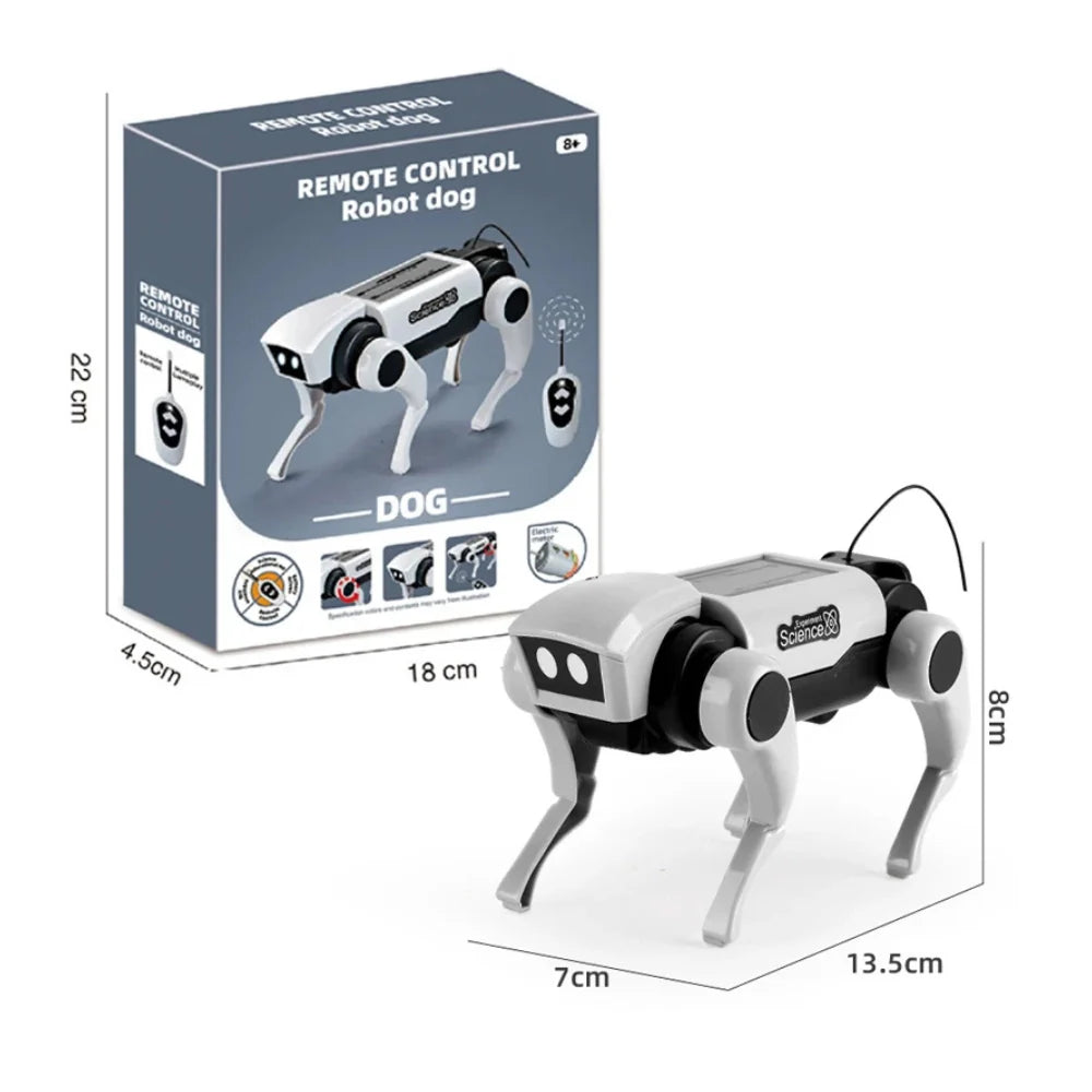 Kit Arma Tu Primer Perro Robot RC a Control Remoto Juguete Infantil