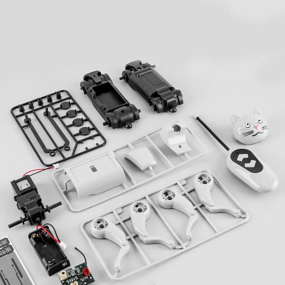 Kit Arma Tu Primer Perro Robot RC a Control Remoto Juguete Infantil