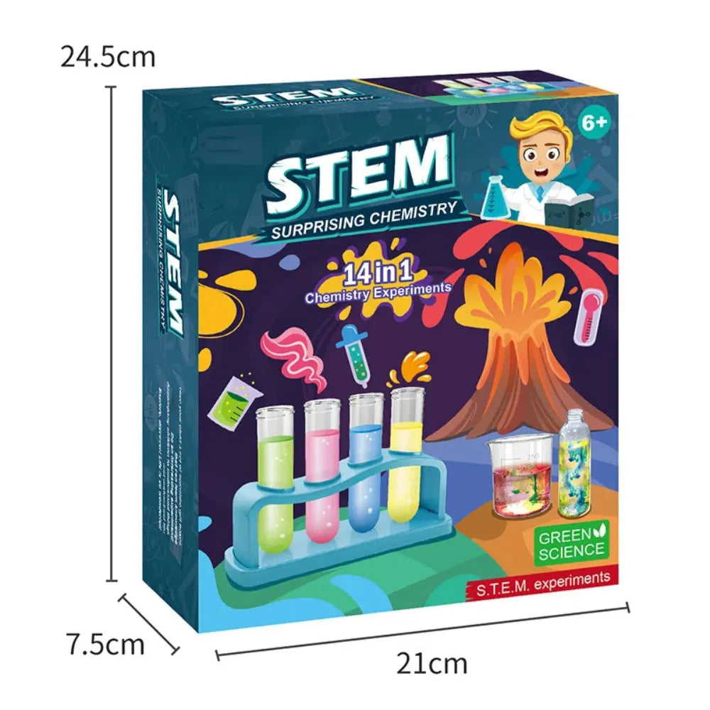 Kit Experimentos De Ciencias Mágicos Juguete Educativo