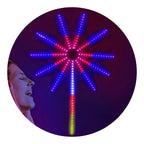 Kit Luces Fuegos Artificiales Rgb Decoracion Navidad Led