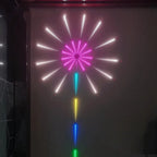 Kit Luces Fuegos Artificiales Rgb Decoracion Navidad Led