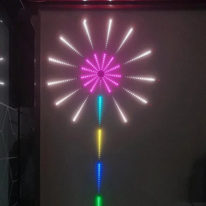 Kit Luces Fuegos Artificiales Rgb Decoracion Navidad Led - vista 2