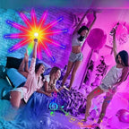 Kit Luces Fuegos Artificiales Rgb Decoracion Navidad Led