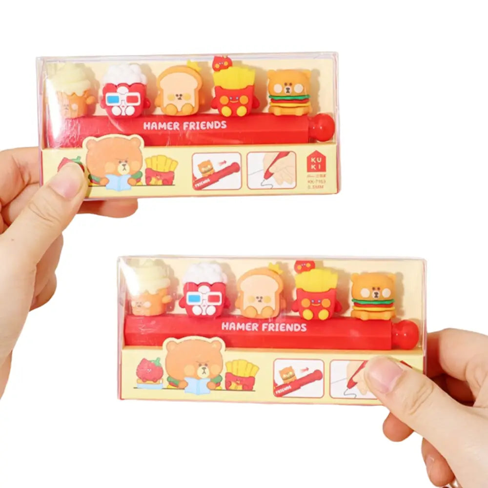 Lapiz Boligrafo Con Muñequitos Comida De Adornos Kawaii - Fliperex