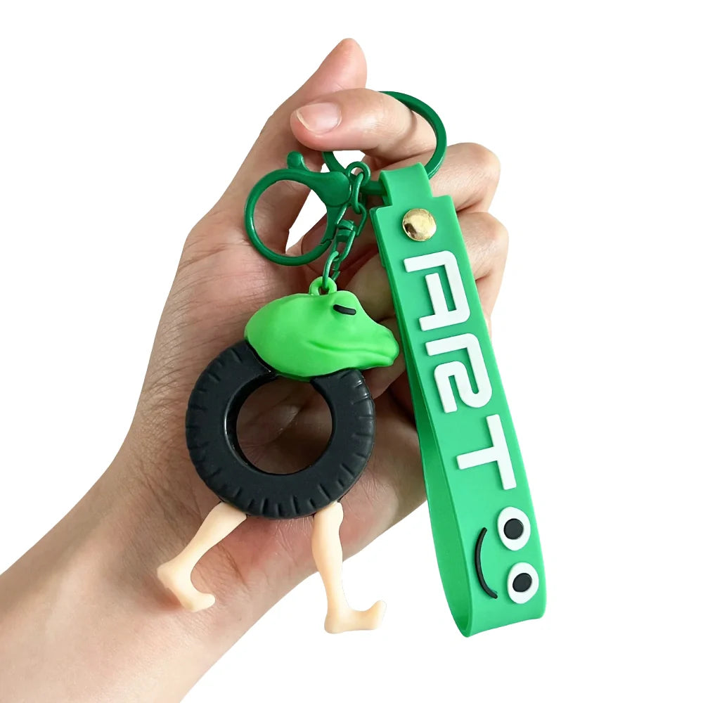 Llavero Colgante De Goma Brainrot Boneca Ambalabu