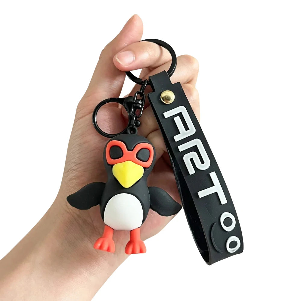 Llavero Colgante De Goma Italian Brainrot Fruli Frula