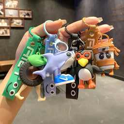 Llavero Colgante De Goma Italian Brainrot Fruli Frula