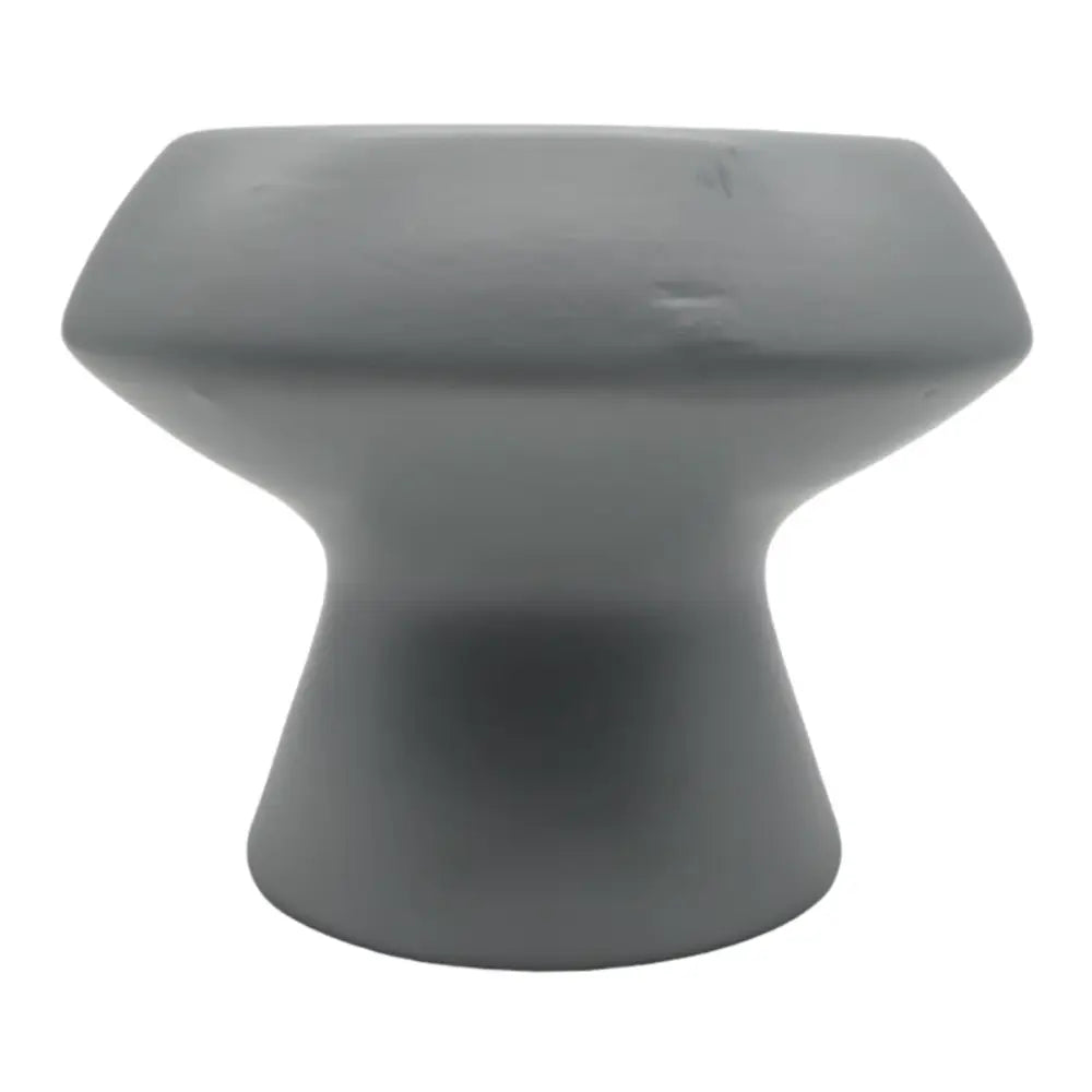 Macetero Maceta De Ceramica Con Forma De Seta Gris Deco - Fliperex